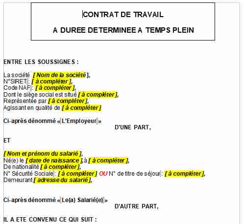 CDD pour accroissement temporaire d'activité