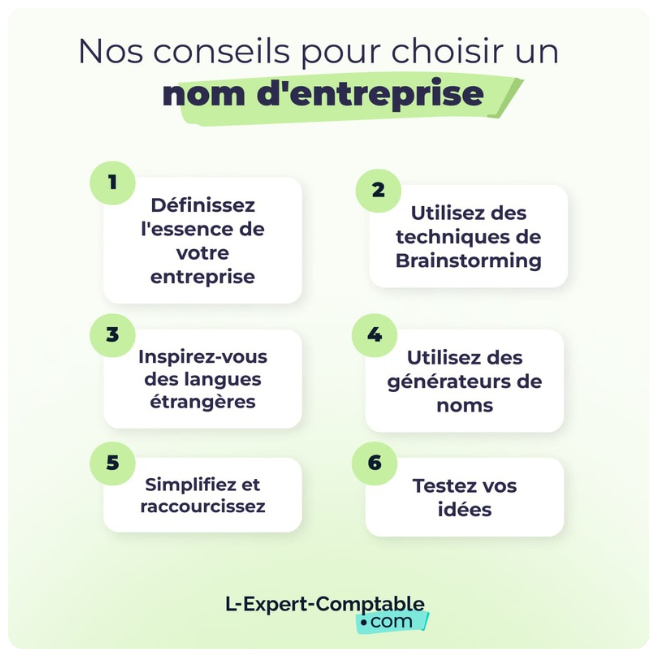 Nos conseils pour choisir un nom d'entreprise 