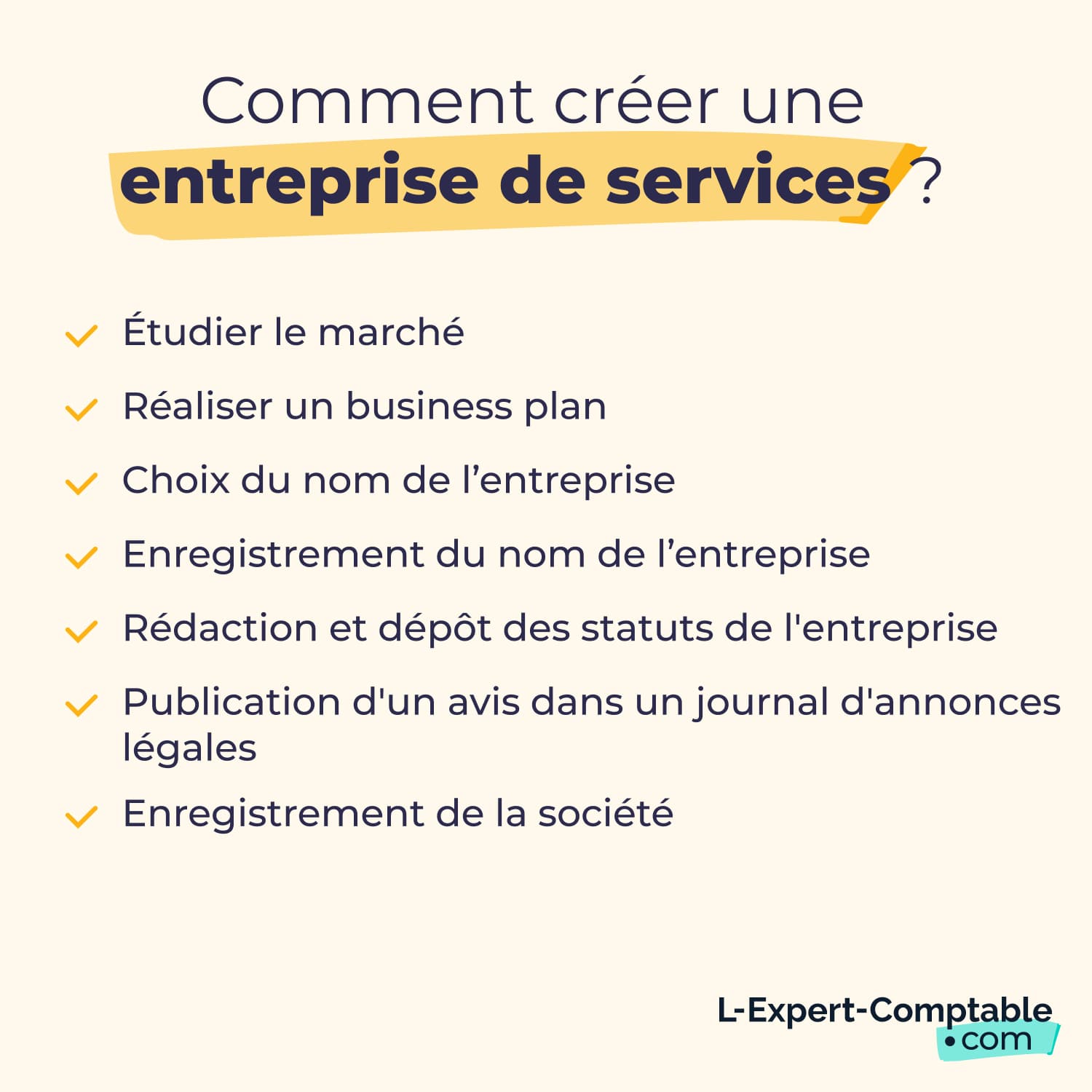 Comment créer une entreprise de services