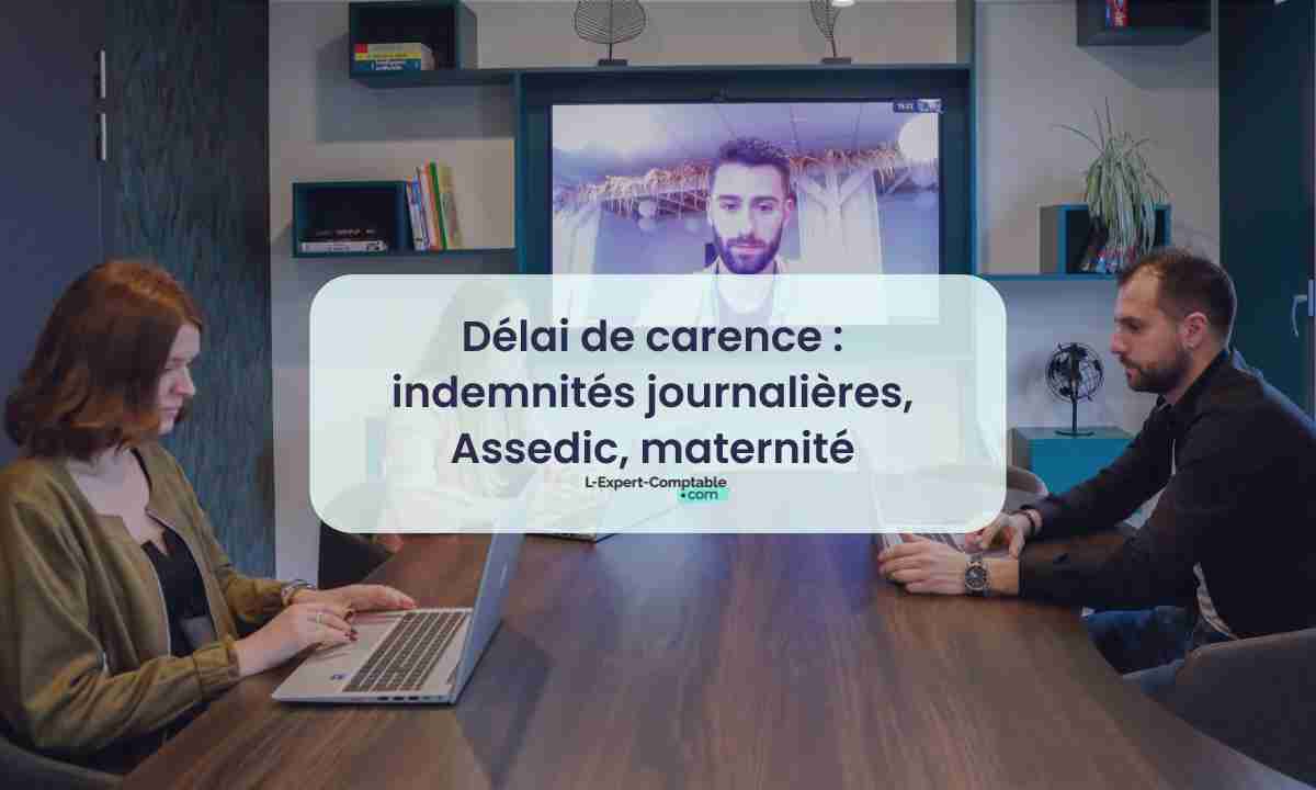 Délai de carence indemnités journalières, Assedic, maternité