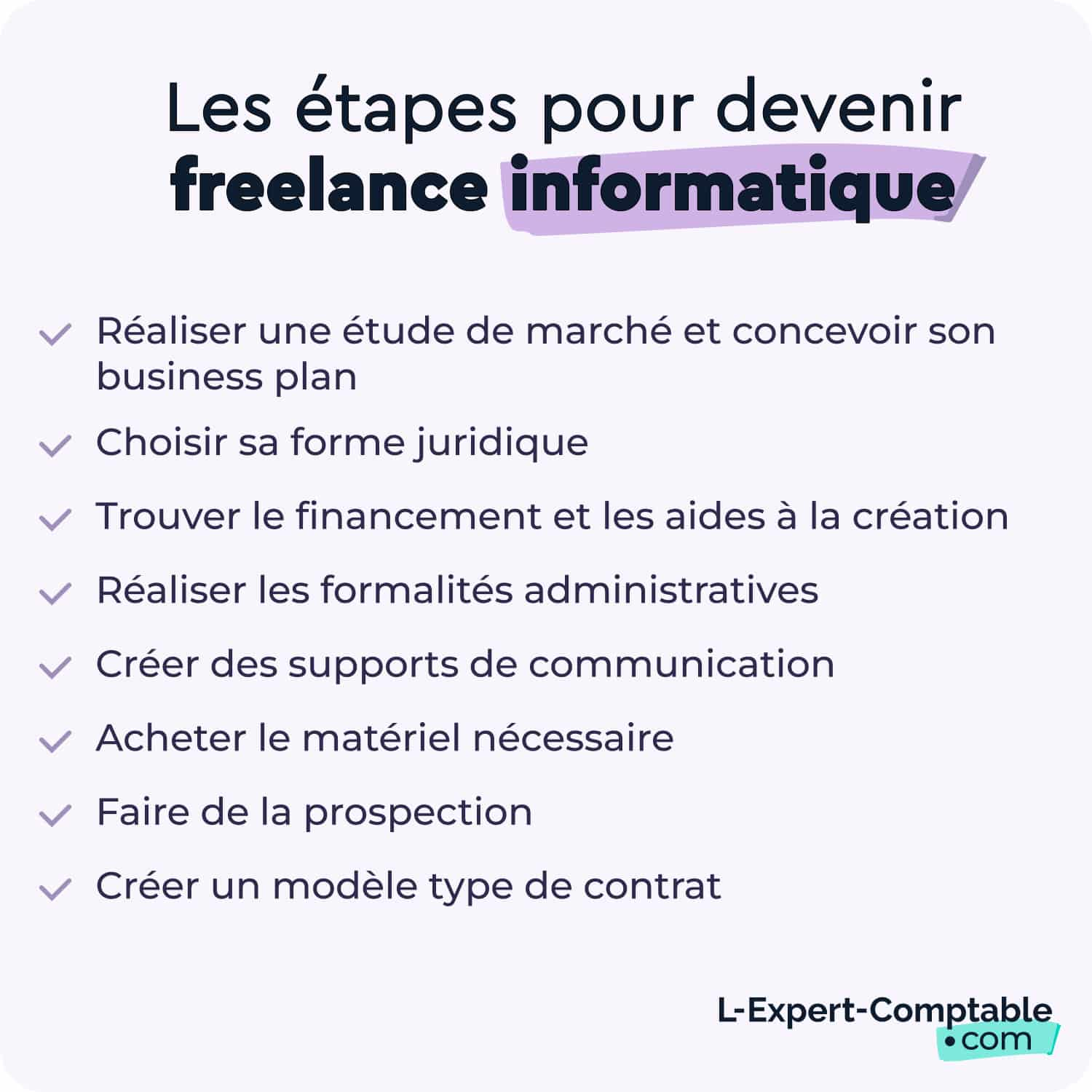 Les étapes pour devenir freelance informatique