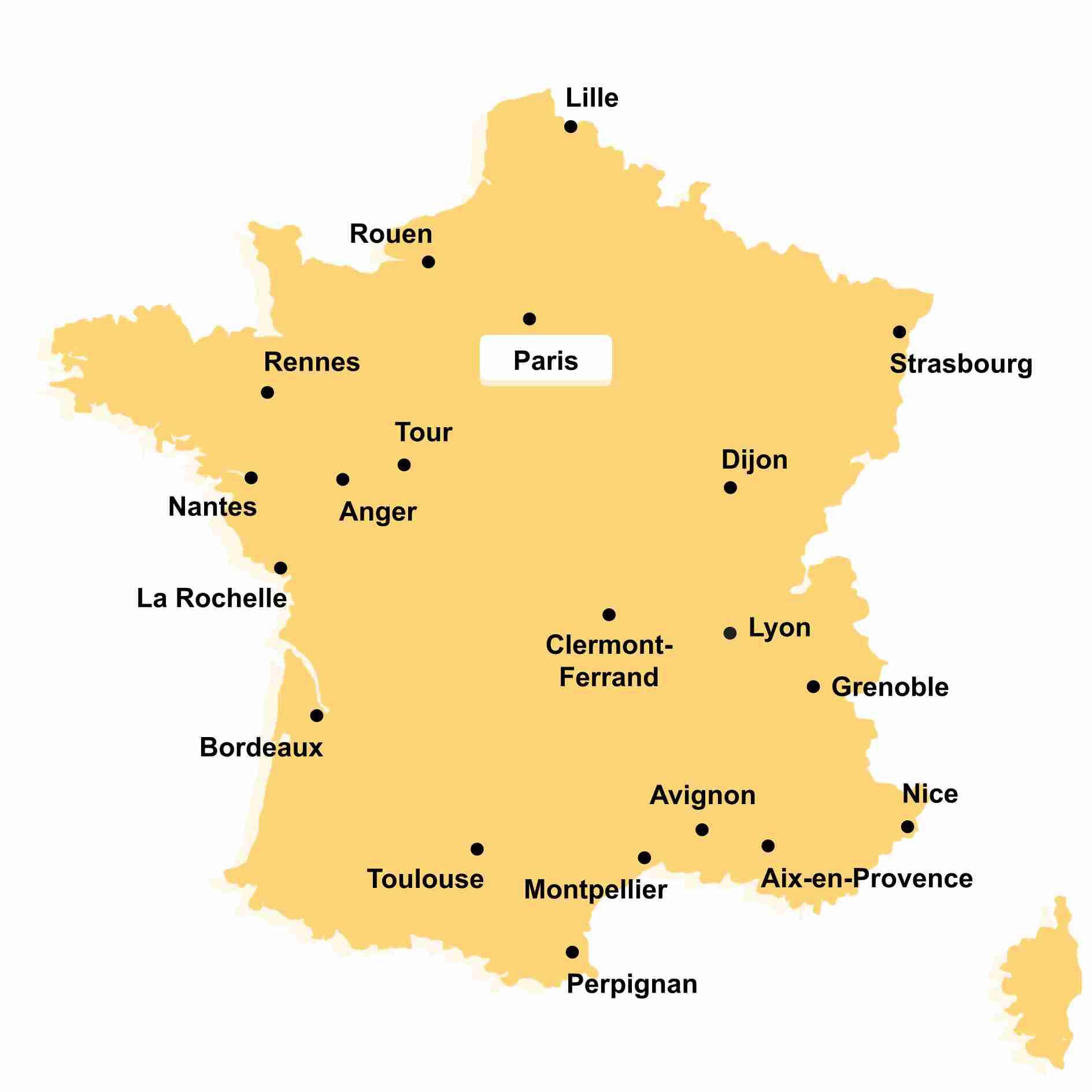 carte france