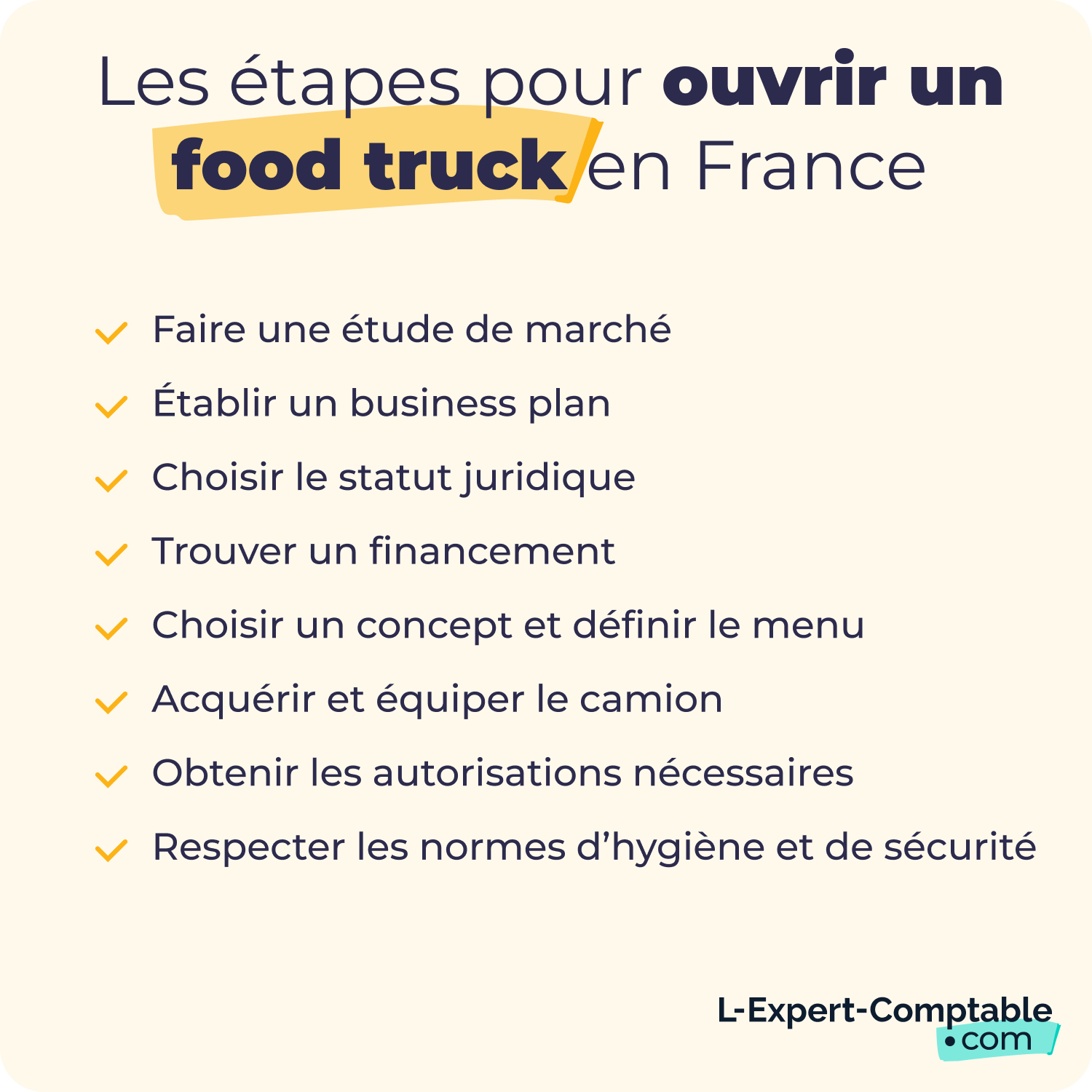 Comment ouvrir un food truck